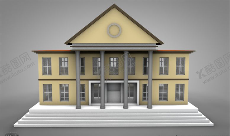 编号：99078409272021413880【酷图网】源文件下载-C4D模型宫殿房子议会