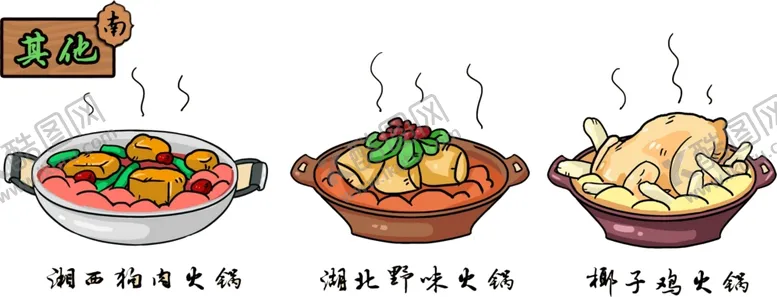 编号：97359807012334097452【酷图网】源文件下载-漫画美食插画合层