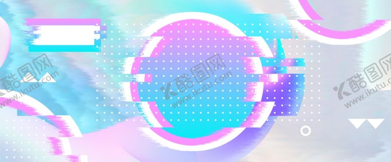 编号：51983709190805045468【酷图网】源文件下载-抖音故障风科技促销海报背景图片