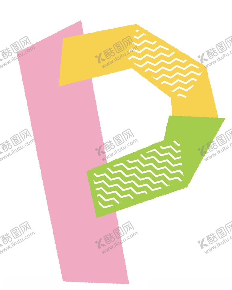 编号：84996209260745395454【酷图网】源文件下载-扁平化拼色矢量英文字母