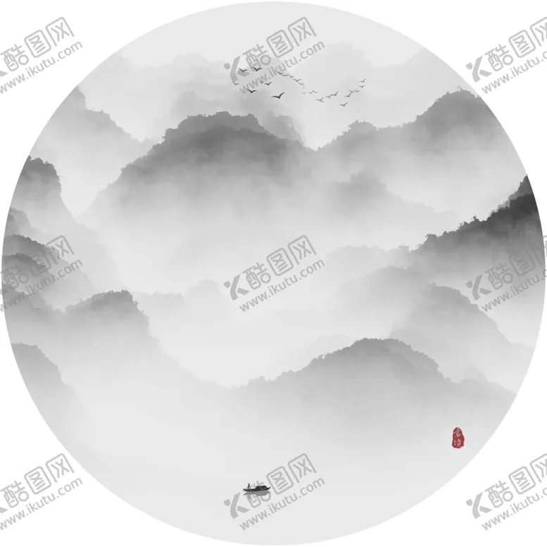 编号：48517404281947344004【酷图网】源文件下载-水墨画