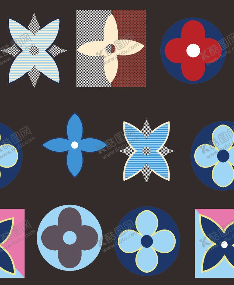 编号：55765509251952324552【酷图网】源文件下载-数码大牌色块爆款印花