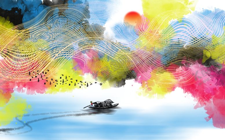 编号：38056305131308059418【酷图网】源文件下载-山水画
