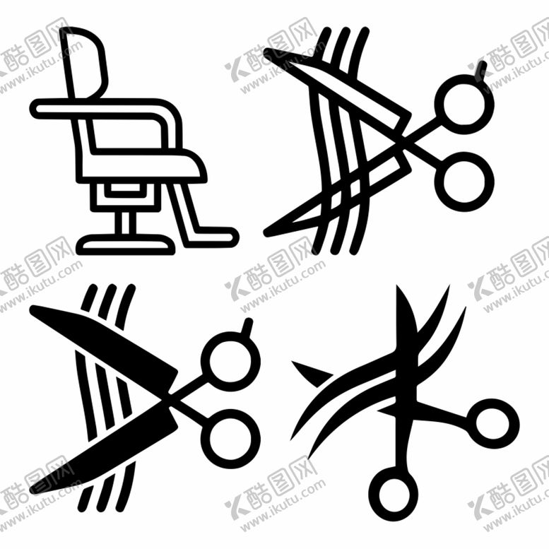 编号：42137802010138072279【酷图网】源文件下载-剪发图标