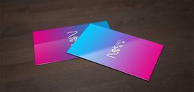 名片样机卡logo素材木质展示