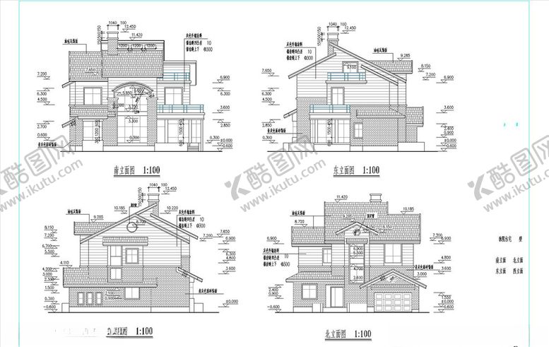 编号：84122809270630294021【酷图网】源文件下载-中西独院别墅