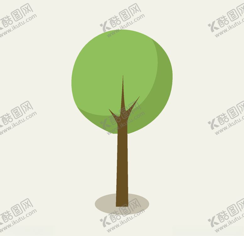 编号：76631007022345545704【酷图网】源文件下载-卡通树木