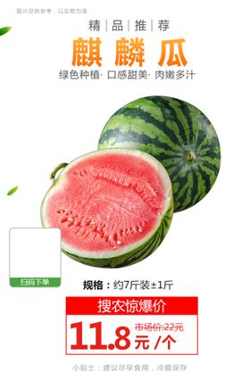 麒麟瓜推广图