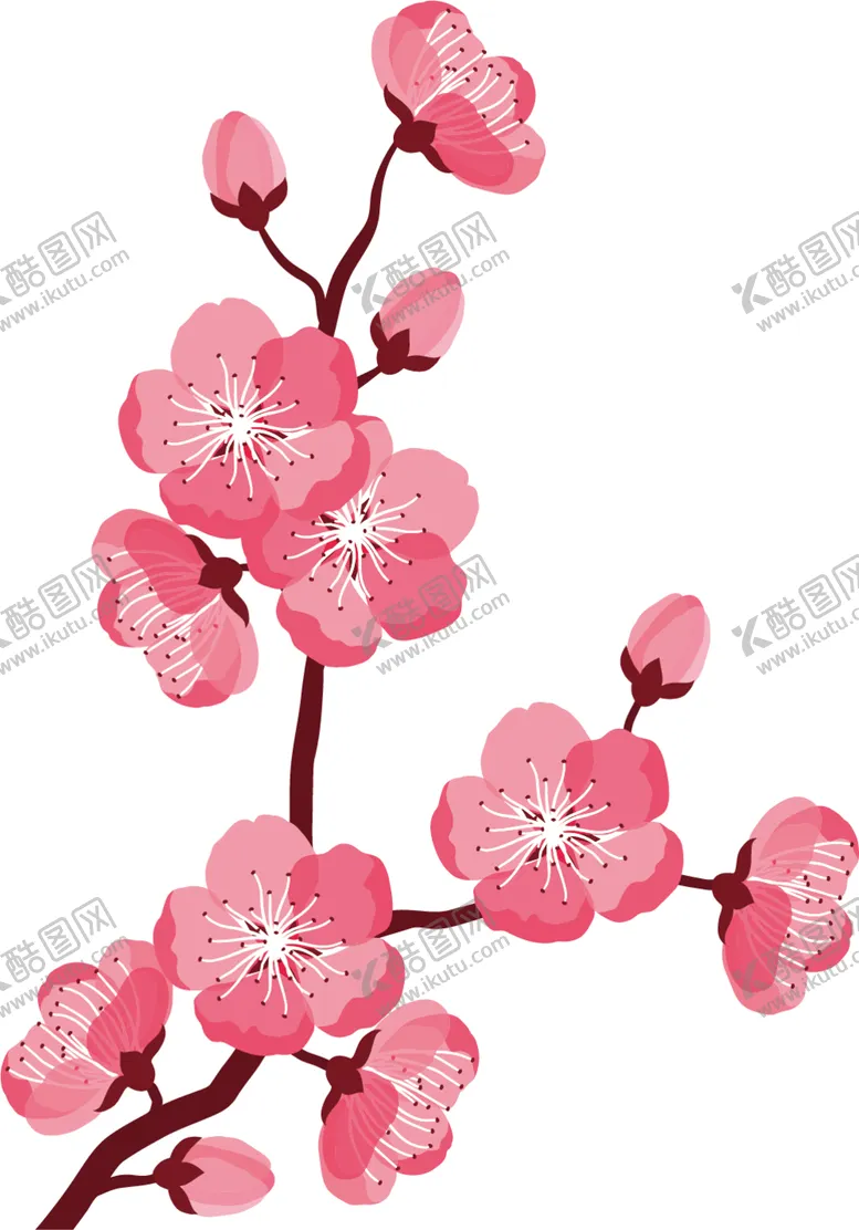 编号：90936606280306539926【酷图网】源文件下载-中国风水墨梅