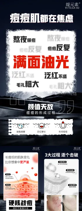 整形祛痘宣传海报