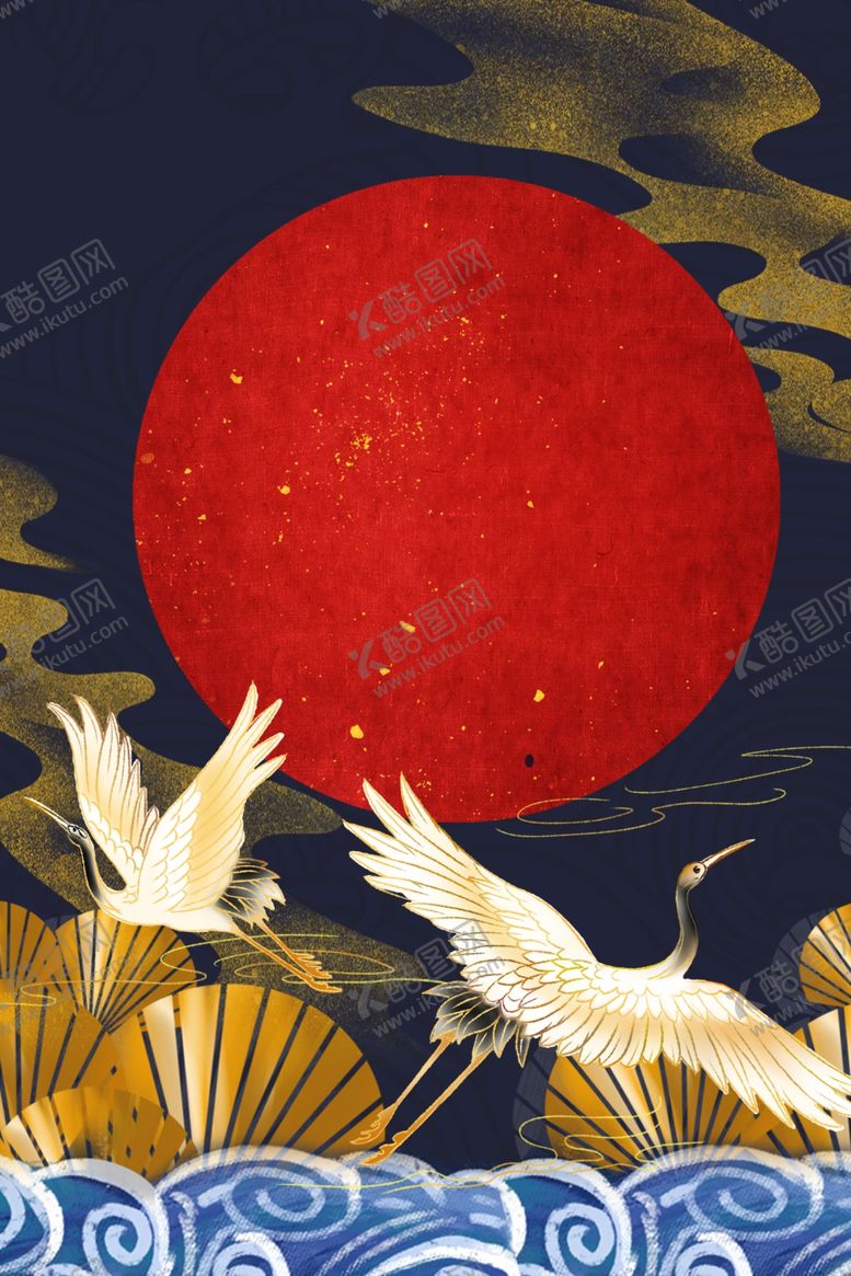 编号：37074704180440054472【酷图网】源文件下载-国潮风背景