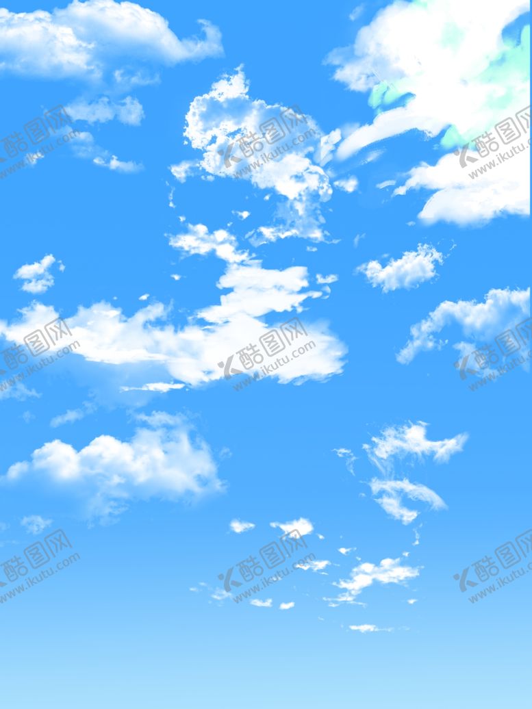 编号：87995101210356465220【酷图网】源文件下载-蓝天白云素材背景图片