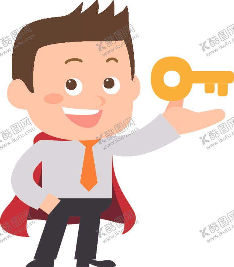 编号：89794706282212475601【酷图网】源文件下载-卡通商务男性