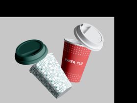 咖啡杯样机mockups早餐茶牛奶