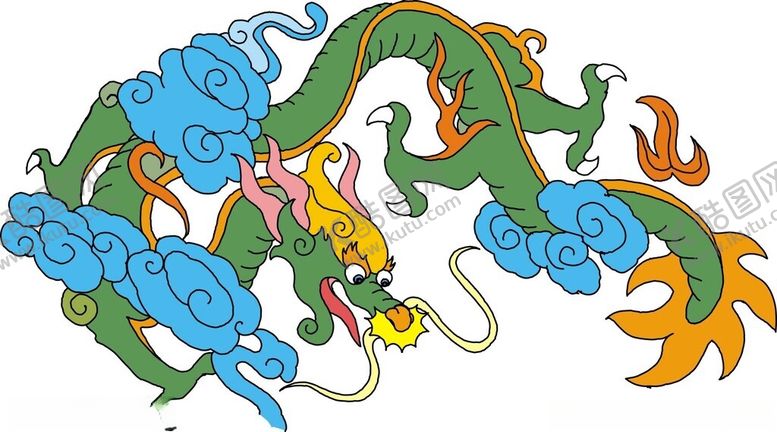 编号：63809002202351252447【酷图网】源文件下载-矢量龙纹
