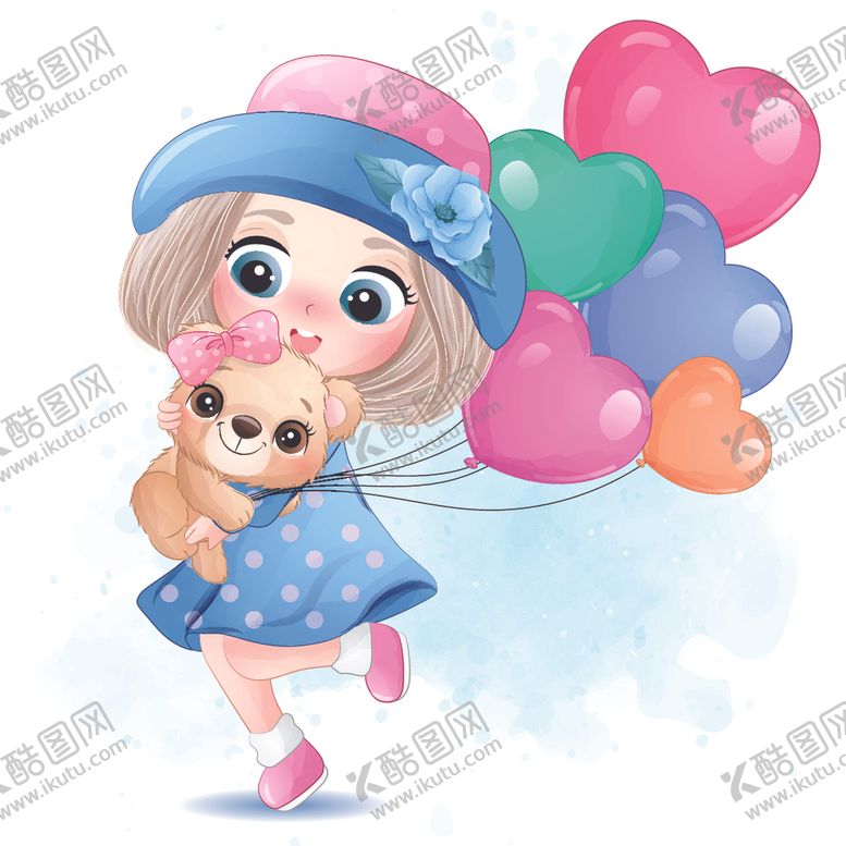 编号：66289306240727469023【酷图网】源文件下载-卡通可爱女孩