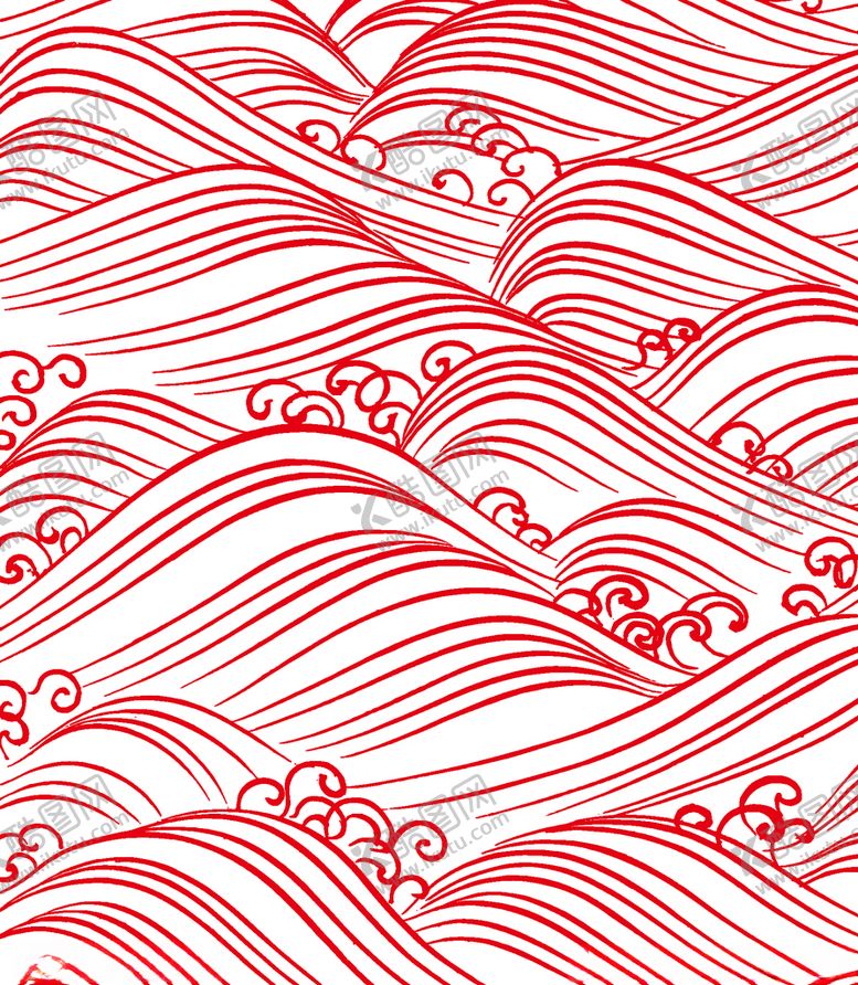 编号：97559106250708292571【酷图网】源文件下载-矢量浪花