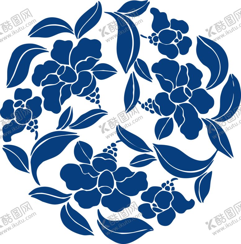 编号：76352905070019363540【酷图网】源文件下载-青花瓷图案