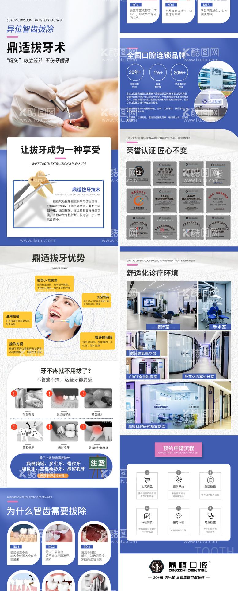 编号：86422211210343037770【酷图网】源文件下载-口腔拔牙详情页