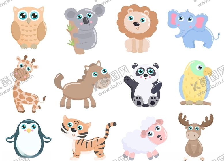 编号：95240409161436465230【酷图网】源文件下载-卡通动物