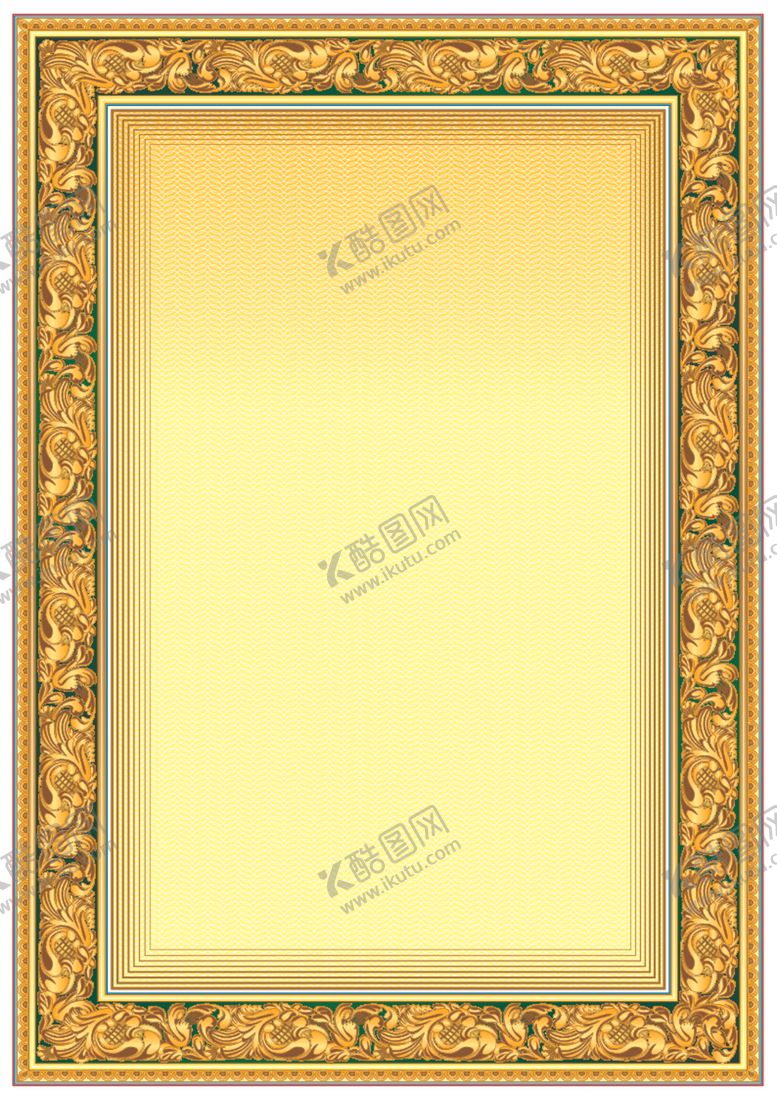 编号：14050010250222536877【酷图网】源文件下载-证书模板