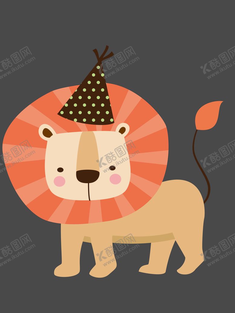 编号：23467509191229104503【酷图网】源文件下载-免抠图卡通狮子