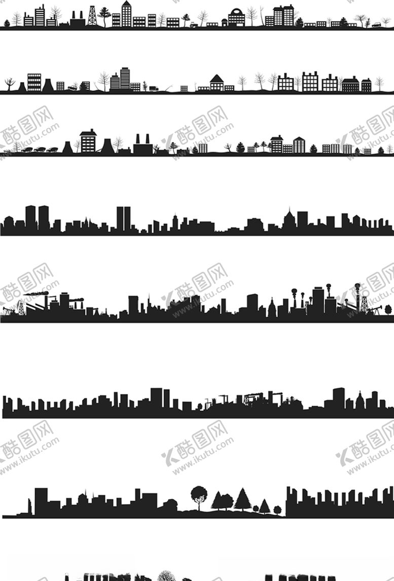 编号：23170909260545246109【酷图网】源文件下载-城市剪影