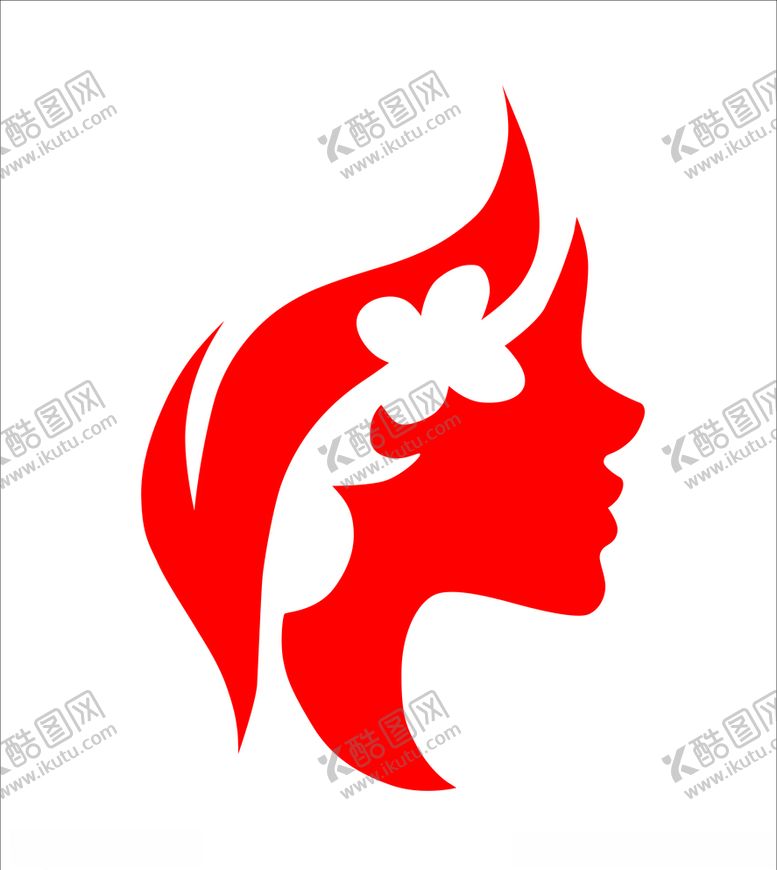 编号：53395010170142161976【酷图网】源文件下载-美女头像矢量图片