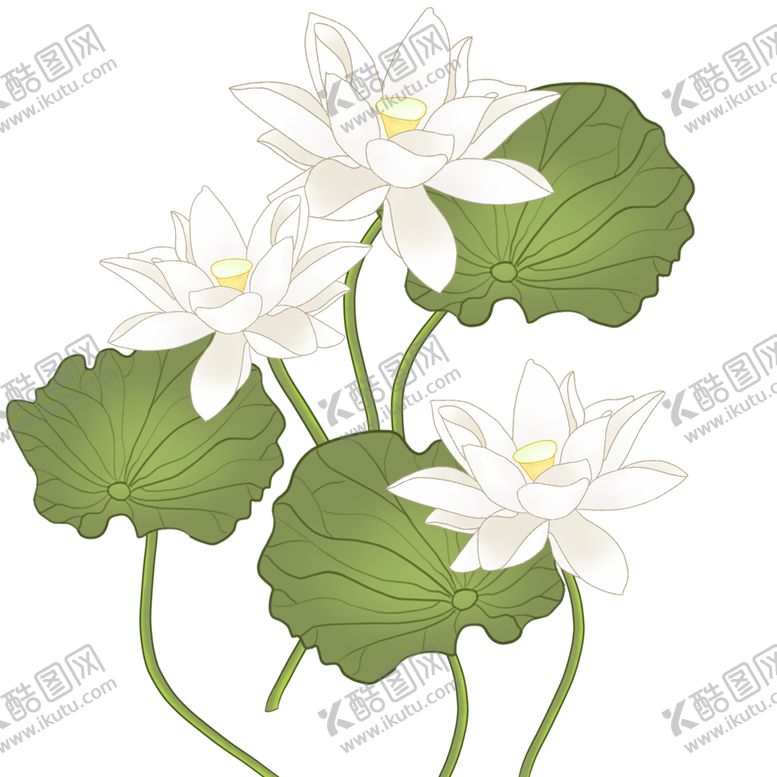 编号：21451904201440537445【酷图网】源文件下载-荷花元素