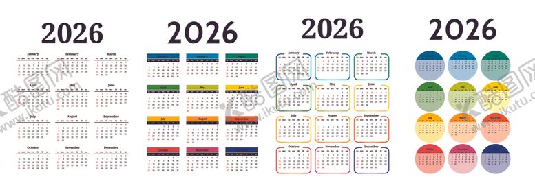 编号：27161204142151366026【酷图网】源文件下载-2026日历