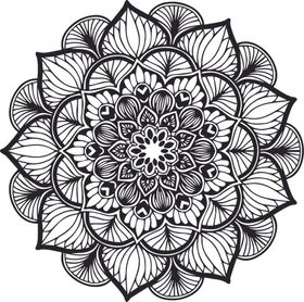 曼陀罗花纹