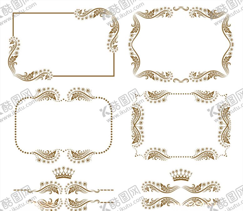编号：64767111010507163260【酷图网】源文件下载-欧式花纹边框