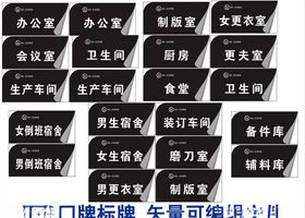 办公司门牌