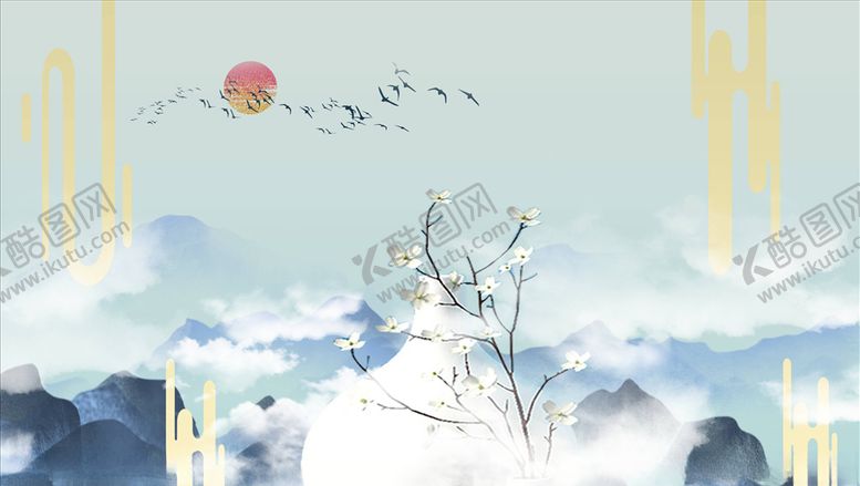 编号：45379705021703211487【酷图网】源文件下载-中国风背景