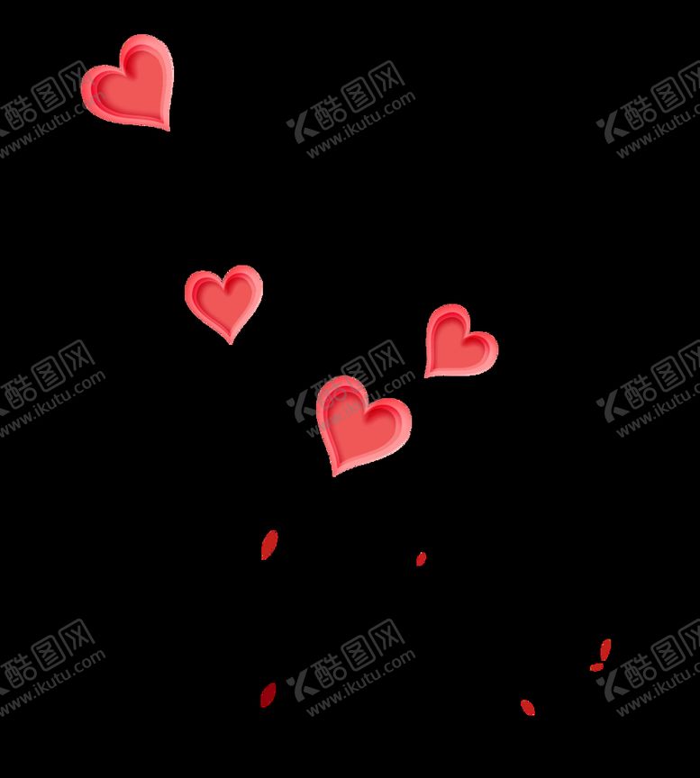 编号：18397410040257163902【酷图网】源文件下载-卡通爱心红心