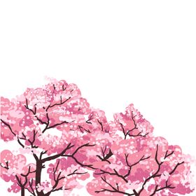 樱花装饰素材