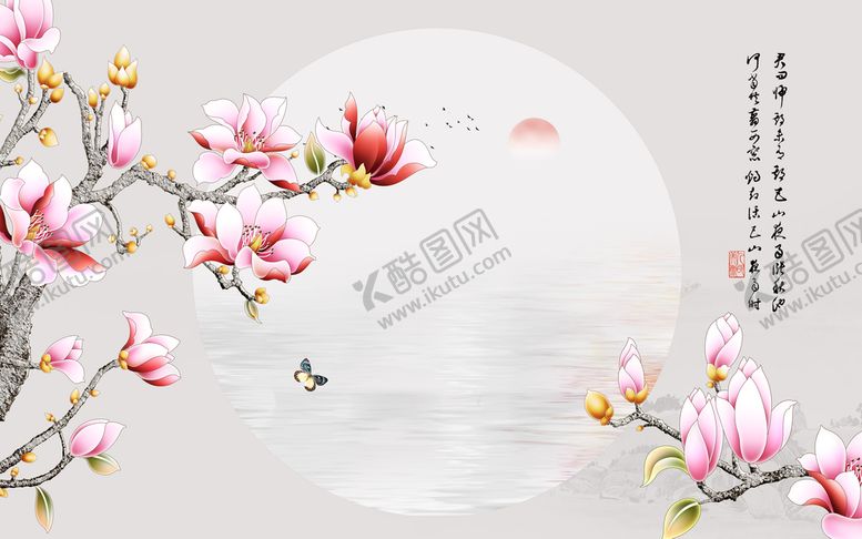 编号：74815209211659564158【酷图网】源文件下载-花开富贵 