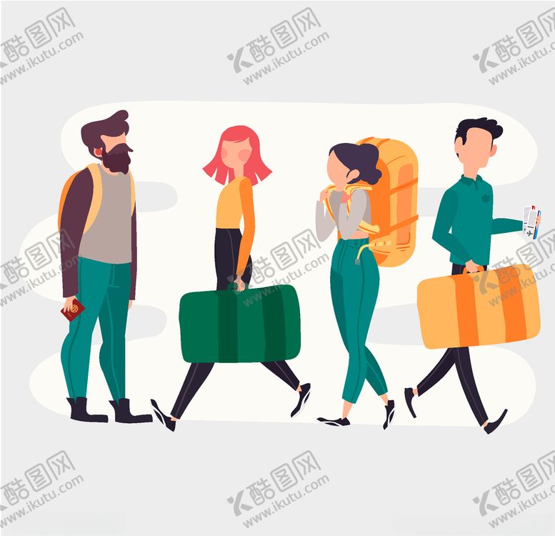 编号：44388506251018141376【酷图网】源文件下载-旅客游客