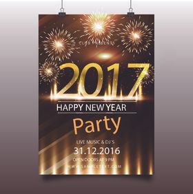 国外创意新年海报