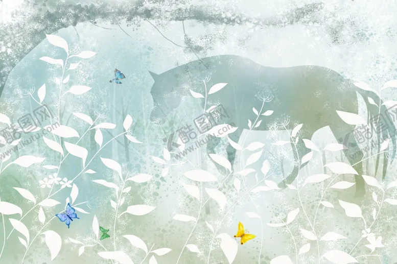 编号：82310009240945439611【酷图网】源文件下载-简约时尚花卉背景图片