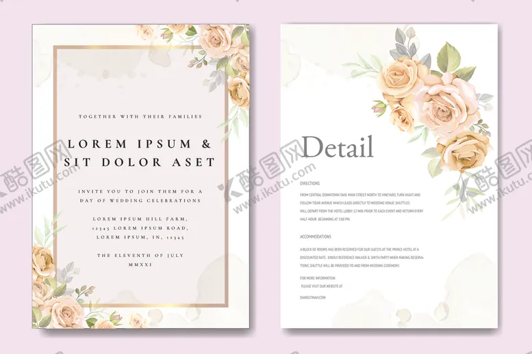 编号：24601009102152317968【酷图网】源文件下载-花卉卡片