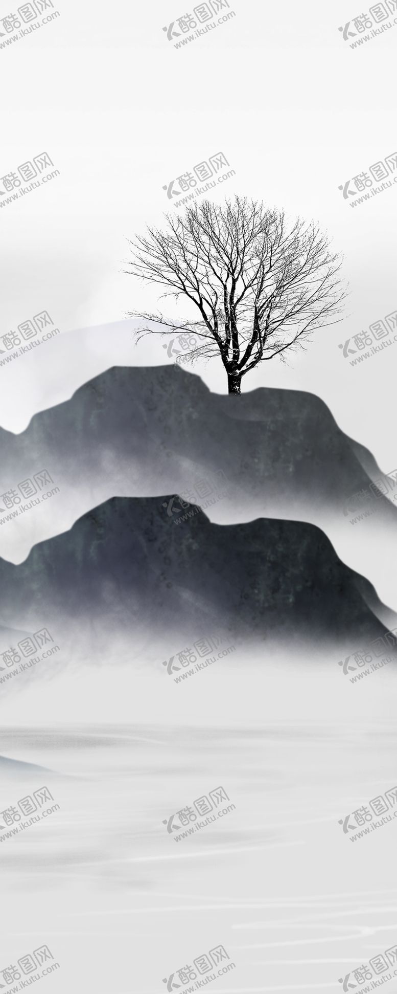 编号：38578510060314499702【酷图网】源文件下载-水墨装饰画