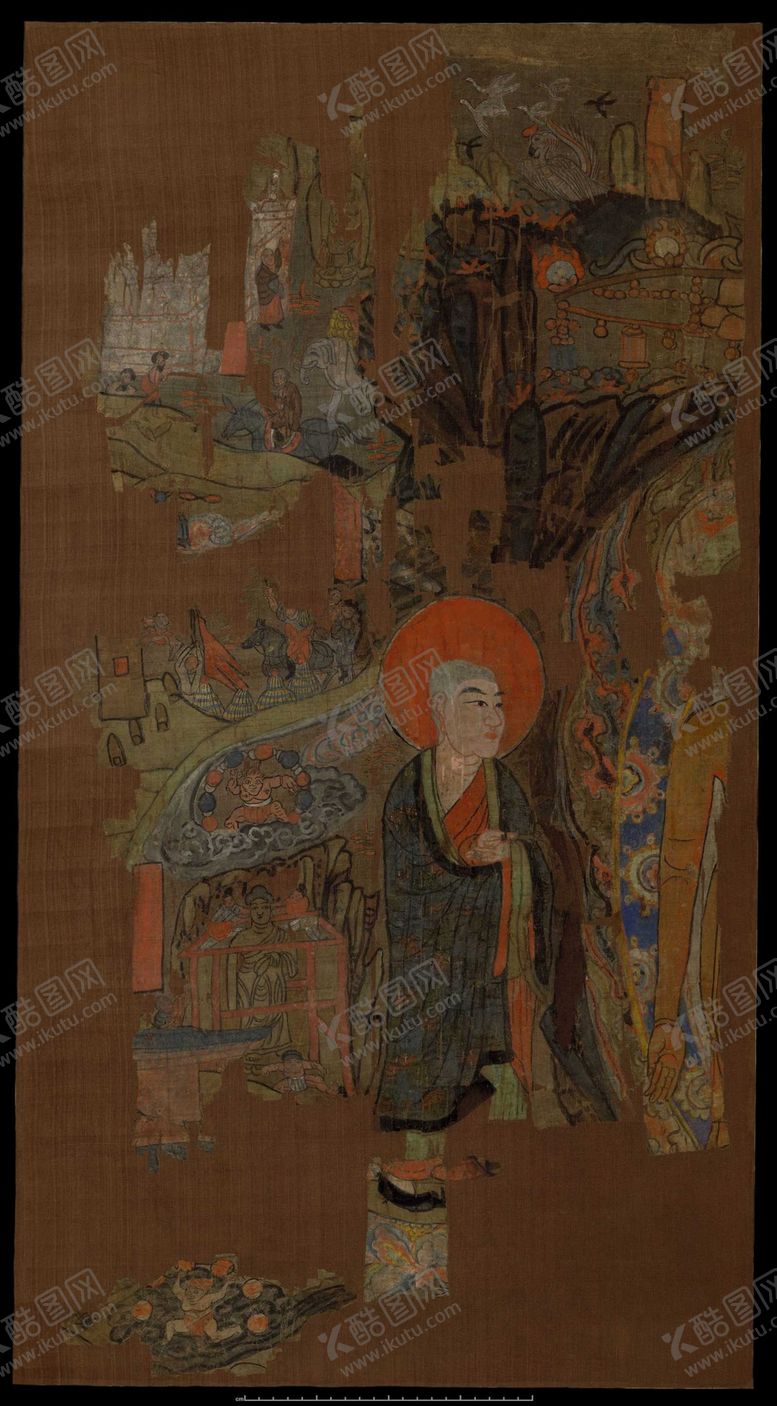 编号：98716909180020409872【酷图网】源文件下载-敦煌风格绘画图案