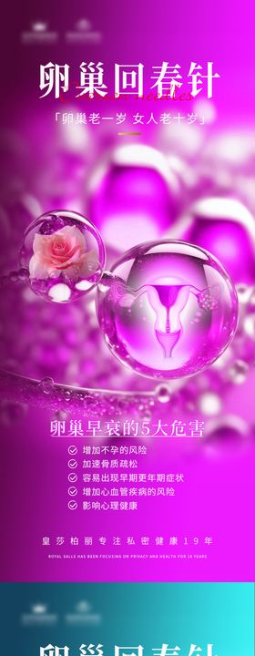 私密卵巢针海报