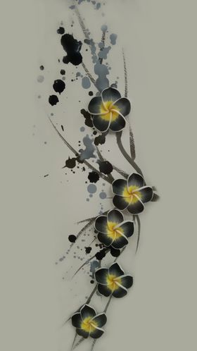 花卉浮雕