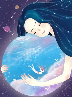 唯美插画