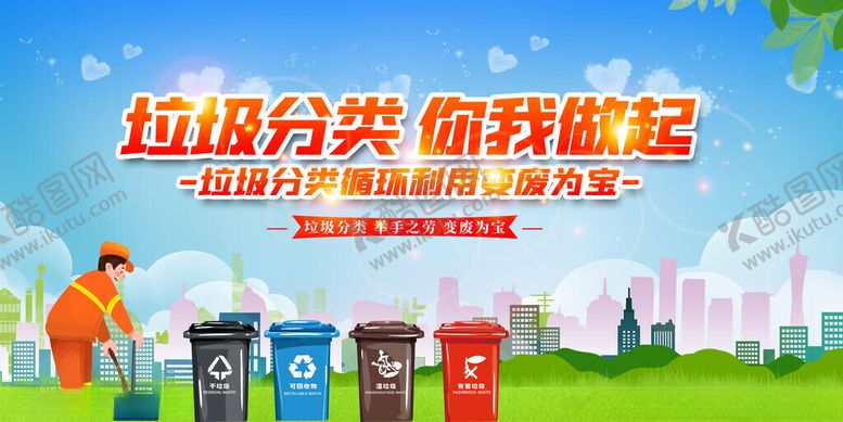编号：50650909211916183170【酷图网】源文件下载-垃圾分类宣传场景