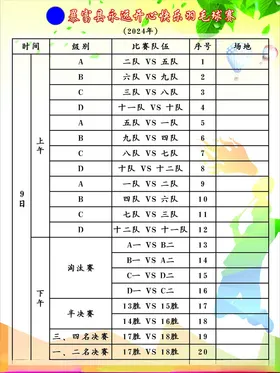 比赛积分表