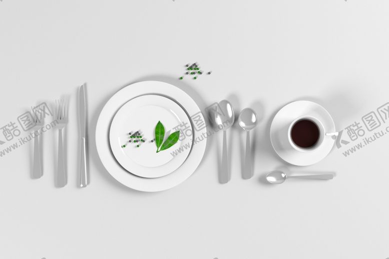 编号：60356709300648184900【酷图网】源文件下载-餐具效果图样机