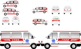 救护车及车辆模型展示